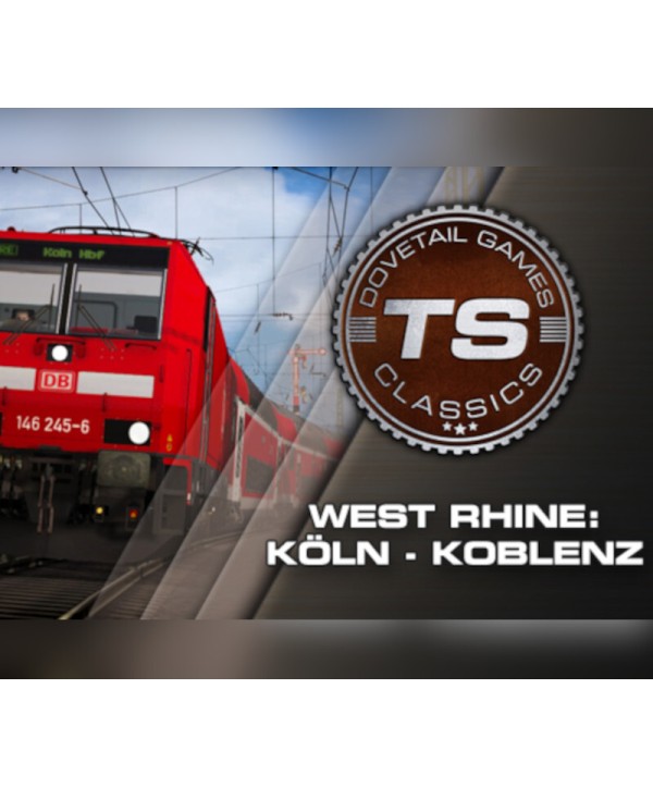 Train Simulator Classic - West Rhine: Cologne - Koblenz Route Add-On DLC Steam Key GLOBAL